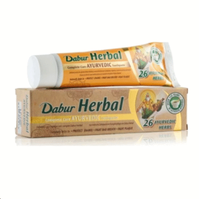 Dabur Herbal Ayurvedic Toothpaste 100g | Natural Oral Care | Strong Teeth & Healthy Gums