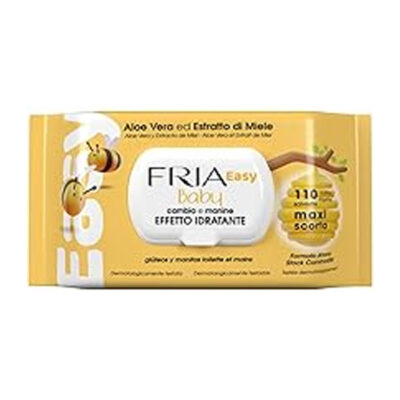 Fria Easy Baby Wipes | Gentle & Moisturizing Wipes | Soft & Hypoallergenic for Babies