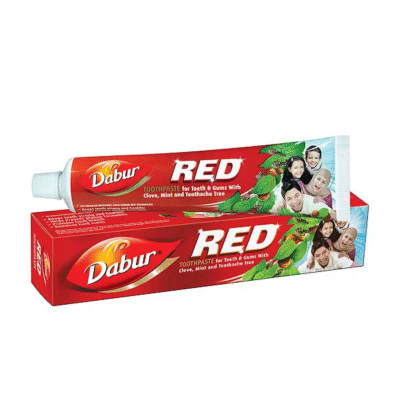 Dabur Red Dentifrice 100g | Herbal Toothpaste | Strong Teeth & Fresh Breath