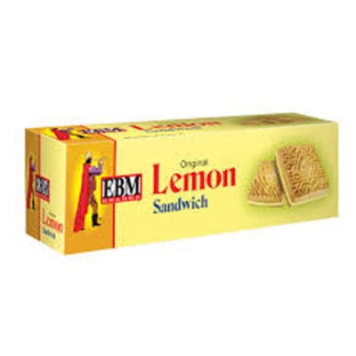 Lemon Sandwich 128g | Soft & Tangy Cream-Filled Biscuit | Refreshing Snack Treat