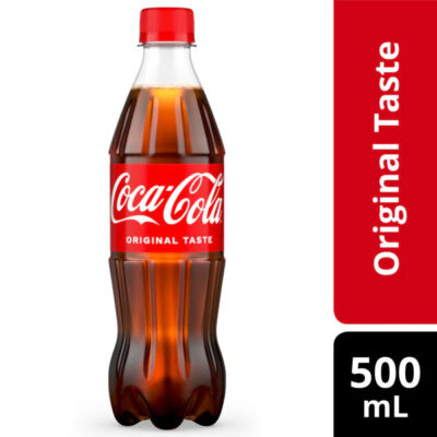 Coca-Cola 500ml | Classic Soft Drink | Refreshing, Fizzy & Perfectly Balanced Taste