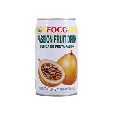 FOCO Passion Fruit Drink Bebida 350ml | Refreshing Tropical Beverage | Natural Exotic Flavor