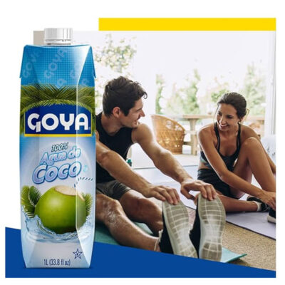 Goya Coconut Water 1L | Natural Hydrating Beverage | Refreshing Tropical Drink