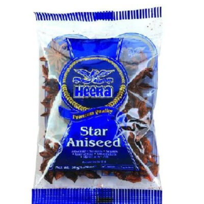 Heera Star Aniseed 50g | Premium Whole Star Anise | Aromatic Spice for Cooking & Baking