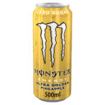Monster Energy Ultra Golden Pineapple 500ml | Refreshing Energy Drink | Tropical Pineapple Flavor