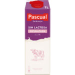 Pascual Sin Lactosa Desnatada Leche 1L | Lactose-Free Skimmed Milk | Healthy & Digestive-Friendly