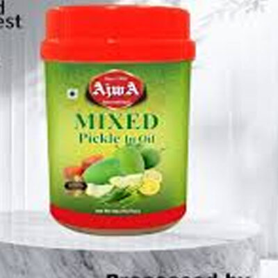 Ajwa Mixed Pickle in Oil 1kg | Spicy & Tangy Traditional Pickle | Authentic Flavor