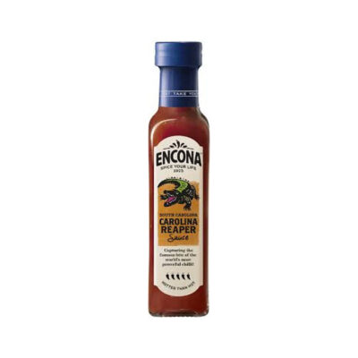 Encona Carolina Reaper Hot Sauce | Extra Hot Caribbean Pepper Sauce | 142ml Bottle
