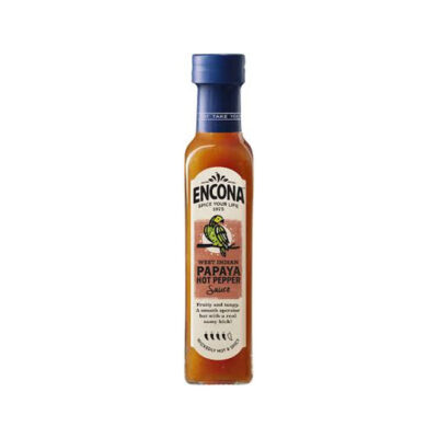 Encona Papaya Hot Sauce | Caribbean Style Sweet & Spicy Sauce | 142ml B