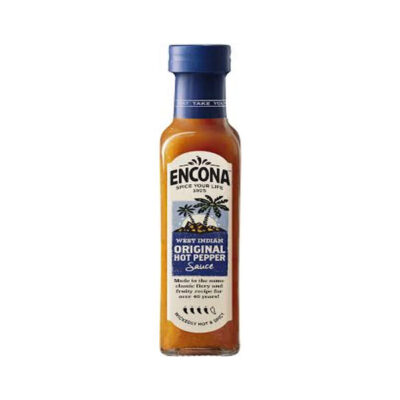 Encona West Indian Hot Pepper Sauce | Authentic Caribbean Scotch Bonnet Blend | 142ml Bottle