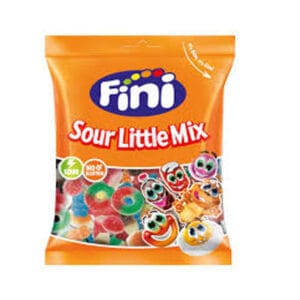Fini Sour Little Mix 90g | Chewy Sour Candy Mix | Sweet & Tangy Treat