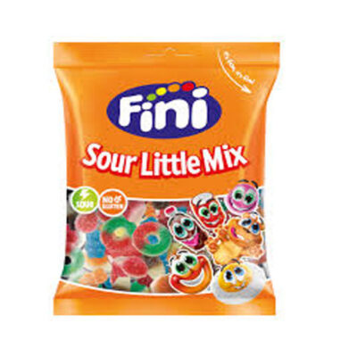 Fini Sour Little Mix 90g | Chewy Sour Candy Mix | Sweet & Tangy Treat