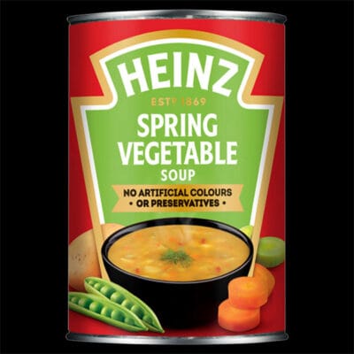 Heinz Vegetable Soup 400g | Classic Hearty Soup | Made with 8 Garden Vegetables