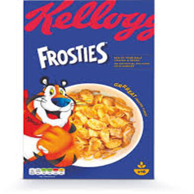 Kellogg’s Frosties 330g | Sweetened Corn Flakes | Crispy & Delicious Breakfast Cereal