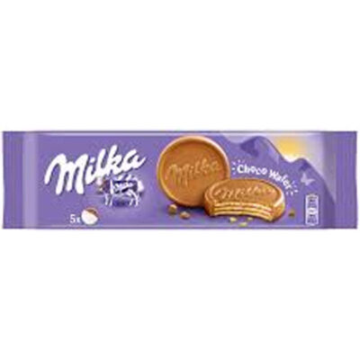 Milka Choco Wafer 125g | Chocolate Wafer Snack | Crispy & Creamy Treat