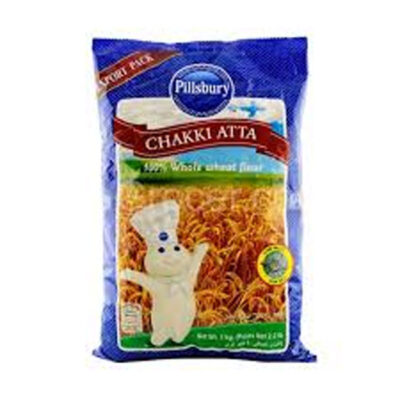 Pillsbury Chakki Atta 5kg | Premium Whole Wheat Flour | Fresh & Nutritious for Everyday Roti