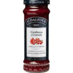 St. Dalfour France Frambuesa y Granada 283g (Glass) | Raspberry & Pomegranate Fruit Spread | 100% Natural, No Added Sugar