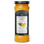 St. Dalfour France Piña y Mango 284g (Glass) | Pineapple & Mango Fruit Spread | 100% Natural, No Added Sugar