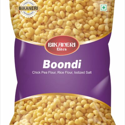 Bikaneri Bites Boondi 300g | Crunchy & Fresh Indian Snack | Perfect for Raita & Chaats