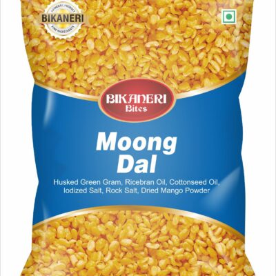 Bikaneri Bites Moong Dal 300g | Crispy & Salted Split Green Gram Snack | Protein-Rich Indian Namkeen