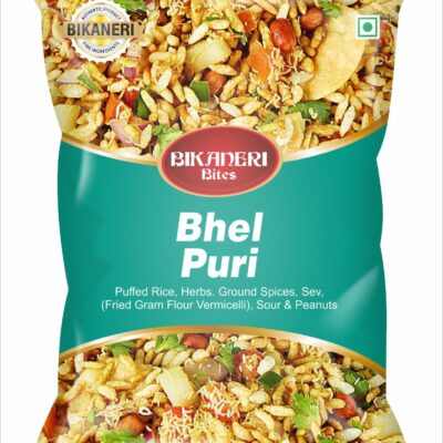 Bikaneri Bites Bhel Puri 300g | Authentic Indian Street Snack | Crunchy, Tangy & Flavorful Namkeen Mix