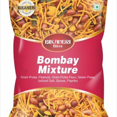 Bikaneri Bites Bombay Mixture 300g | Authentic Indian Namkeen | Spicy, Crunchy & Tangy Snack Mix