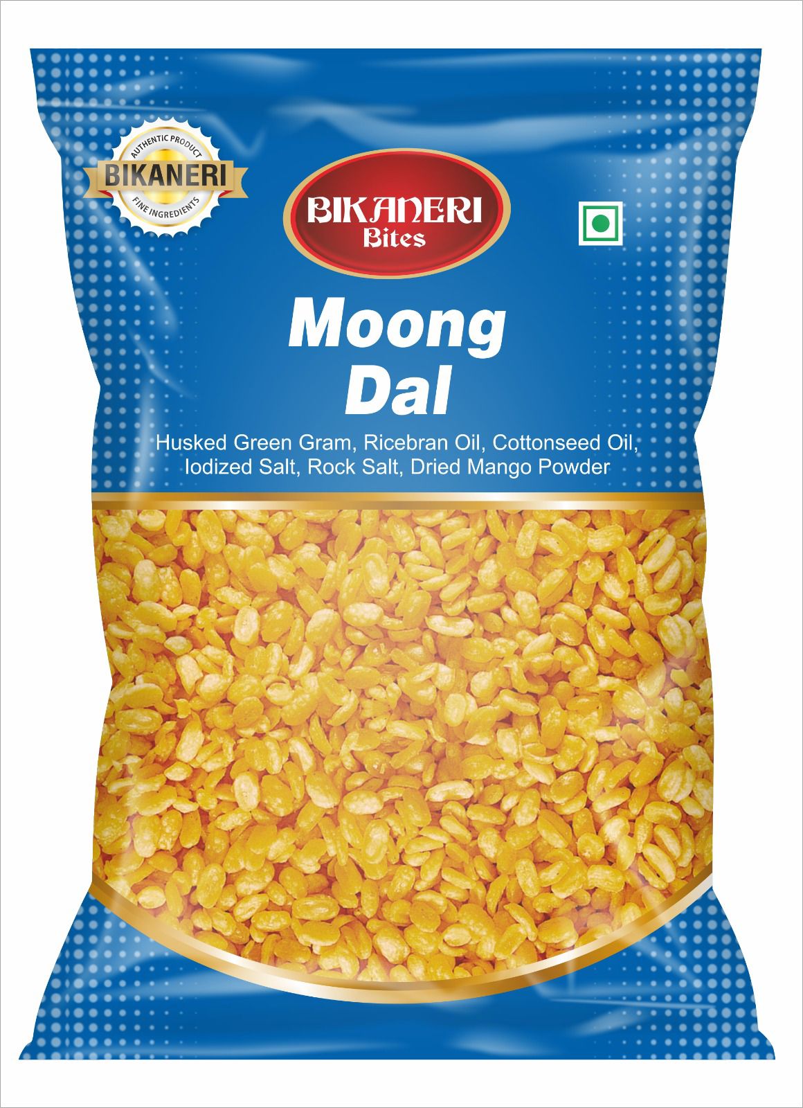Bikaneri Bites Moong Dal 300g | Crispy & Crunchy Indian Namkeen | Light, Protein-Rich Snack