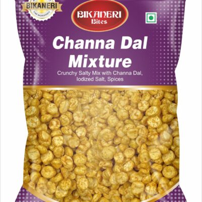 Bikaneri Bites Channa Dal Mixture 300g | Crunchy Indian Namkeen | Spicy & Savory Snack Blend