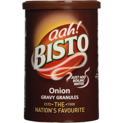 Aah Bisto Onion Gravy Granules 190g | Rich & Savory Onion Flavor | Easy-to-Prepare Gravy