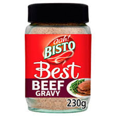Aah Bisto Best Beef Gravy 230g (Glass) | Rich & Savory Beef Gravy | Easy Meal Enhancer