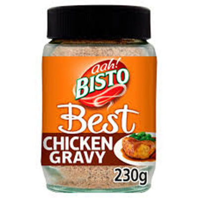 Aah Bisto Best Chicken Gravy 230g (Glass) | Rich & Savory Chicken Gravy | Easy Meal Enhancer