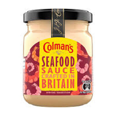 Colman’s Seafood Sauce 155g | Creamy & Tangy Sauce for Fish & Seafood | Classic British Recipe