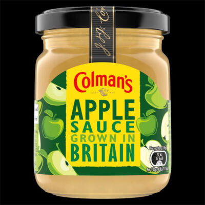 Colman’s Apple Sauce 155g | Sweet & Tangy Fruit Sauce | Perfect for Roast Pork & Desserts
