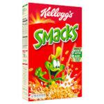 Kellogg’s Smacks 330g | Honey-Flavored Puffed Wheat Cereal | Sweet & Crunchy Breakfast Delight
