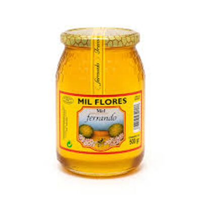 Miel Ferrando Limón 500g (Glass) | Lemon-Flavored Honey | Sweet & Zesty