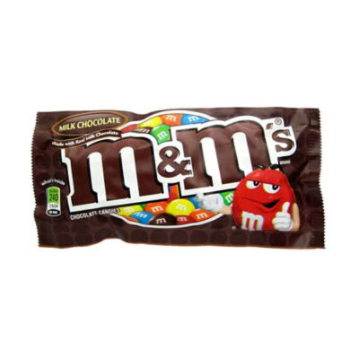 M&M’s Chocolate 45g | Milk Chocolate Candy Coated Treat | Sweet Snack for Kids & Adults