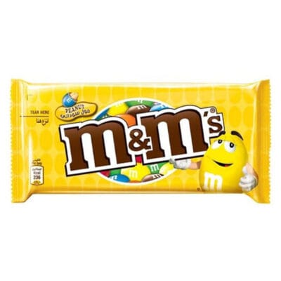 M&M’s Peanut 45g | Crunchy Peanut Chocolate Candies | Sweet Treat for Kids & Adults