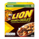 Nestlé Lion Caramel & Chocolate 400g | Crunchy Cereal with Caramel & Chocolate Flavor | Delicious Breakfast Treat