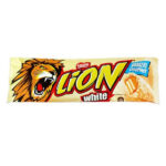 Nestlé Lion White Chocolate Bar 42g | Crunchy & Creamy Snack | Sweet Treat for Chocolate Lovers