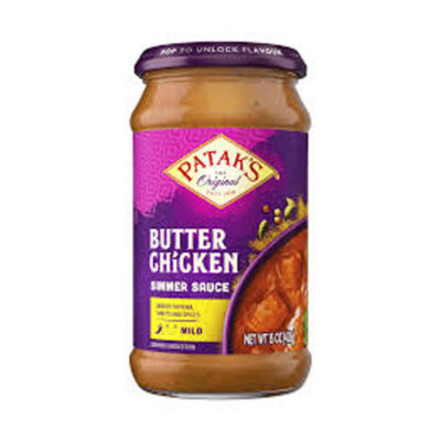 Patak’s Original Butter Chicken | Authentic Indian Curry Sauce | Mild & Creamy Butter Chicken Flavor