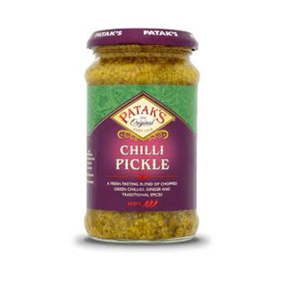 Patak’s Original Chilli Pickles | Authentic Indian Condiment | Spicy & Tangy Chilli Pickle