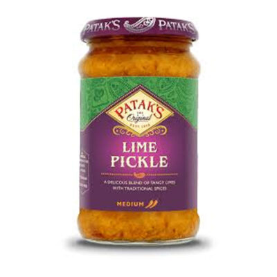 Patak’s Original Lime Pickles | Authentic Indian Condiment | Tangy & Spicy Lime Pickle
