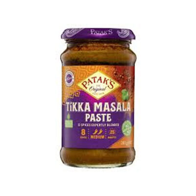 Patak’s Tikka Masala Paste | Authentic Indian Curry Marinade | 283g Jar