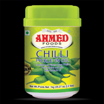 Ahmed Foods Chilli Pickle in Oil | Spicy & Tangy Indian-Style Pickle | 250g Jar
