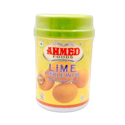 Ahmed Foods Lime Pickle in Oil | Spicy & Tangy Indian-Style Pickle | 250g Jar