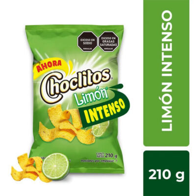 Ahora Choclitos Limón | Tangy Lemon Corn Snacks | 100g Pack