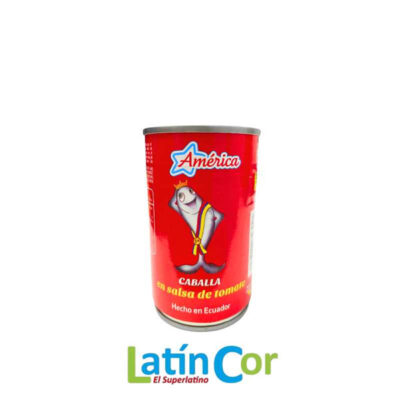 America Caballa en Salsa de Tomate | Mackerel in Tomato Sauce | Ready-to-Eat Canned Fish | High Protein & Delicious