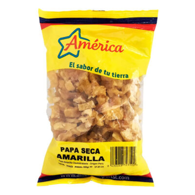 America Papa Seca Amarilla | Premium Yellow Dried Potatoes for Cooking | 500g Pack
