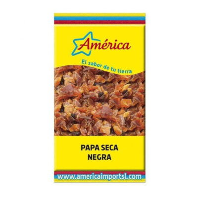 America Papa Seca Negra | Premium Black Dried Potatoes for Cooking | 500g Pack