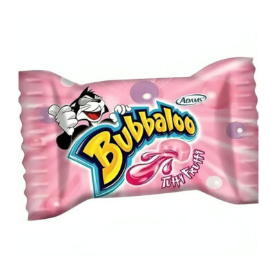 Bubbaloo Fruta 5.1g | Mixed Fruit Flavored Chewy Bubble Gum with Liquid Center | Sweet & Fun Candy